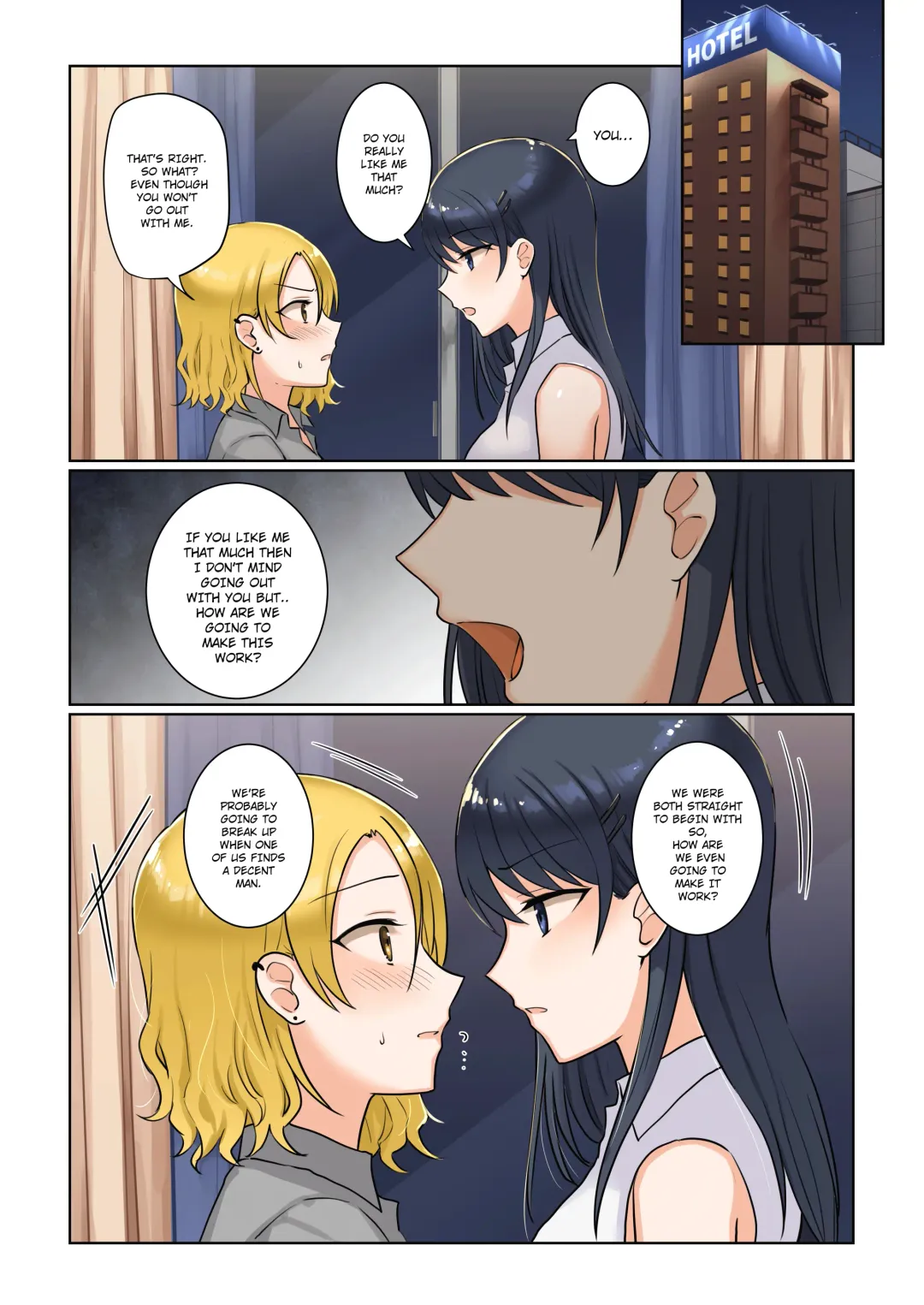 [Fukuroumori] 1RT de Nakawarui Nonke Joshi-tachi ga 1-byou Kiss suru Series - Tsukiatte Kudasai! Fhentai - Page 18