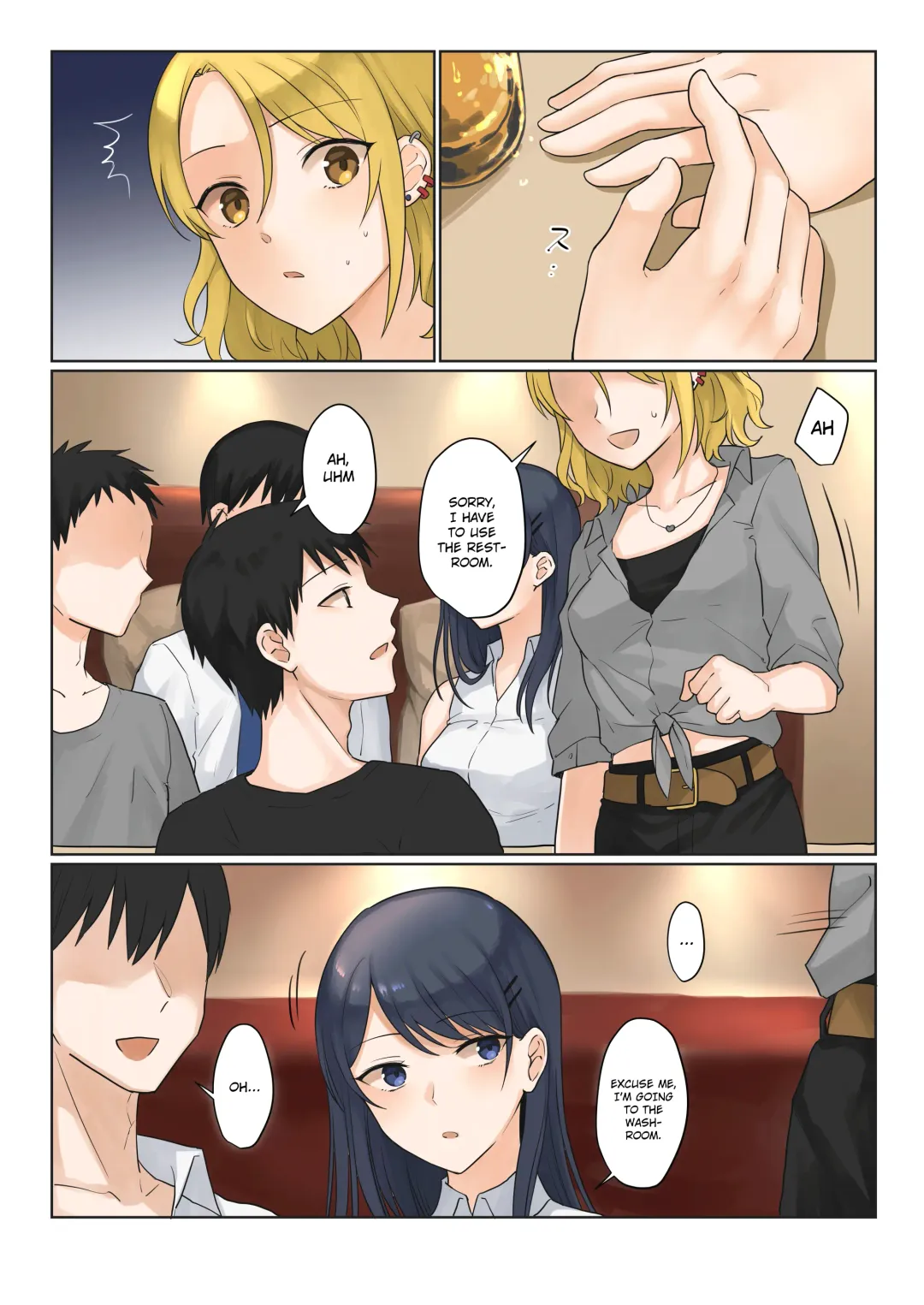 [Fukuroumori] 1RT de Nakawarui Nonke Joshi-tachi ga 1-byou Kiss suru Series - Tsukiatte Kudasai! Fhentai - Page 5