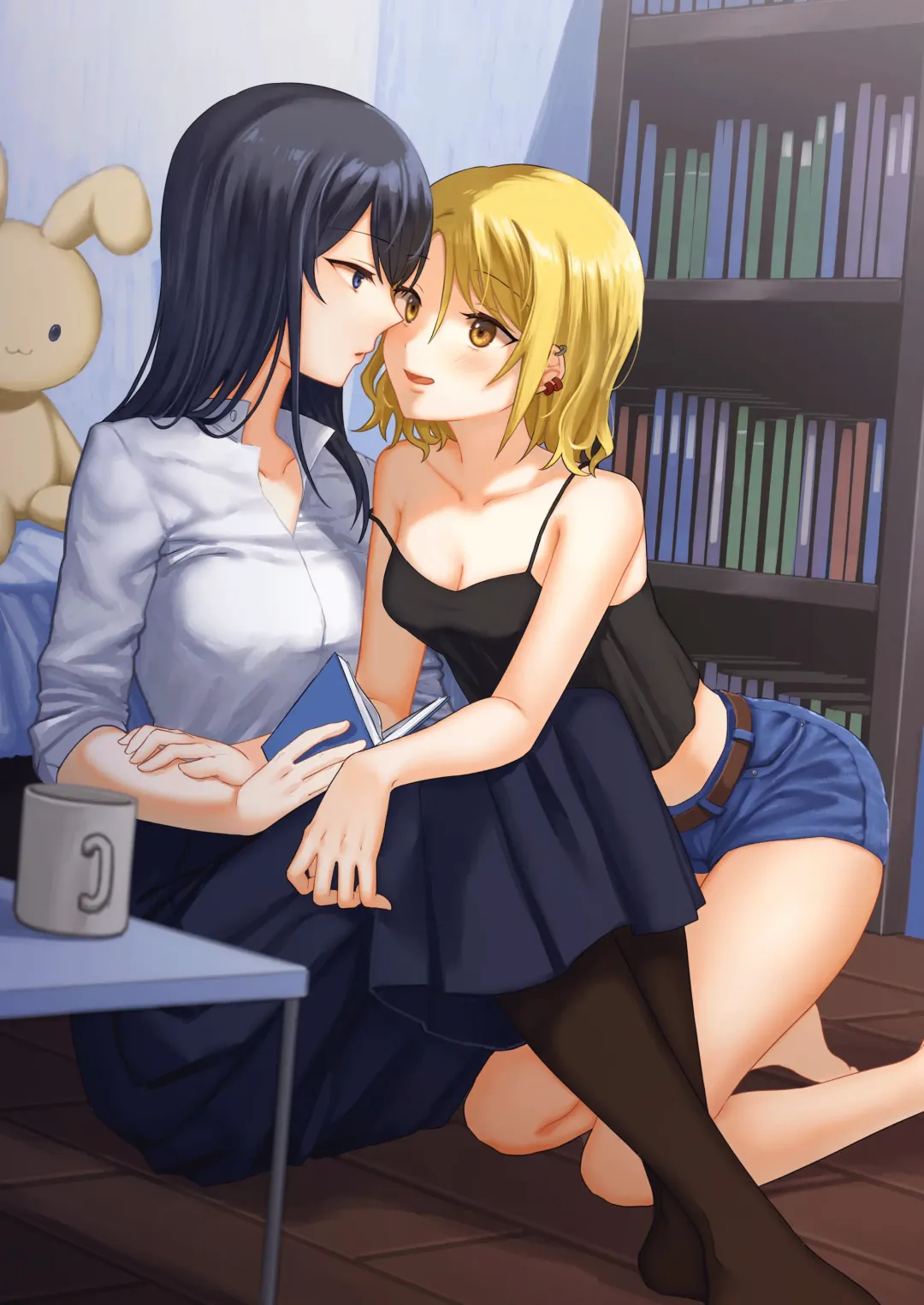 [Fukuroumori] 1RT de Nakawarui Nonke Joshi-tachi ga 1-byou Kiss suru Series - Otameshi Dousei shiteminai? Fhentai - Page 21