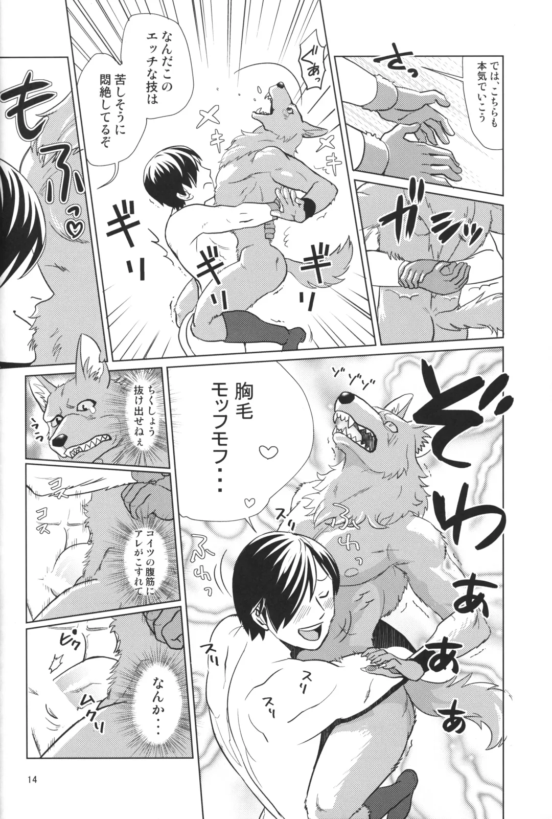 [Kandagawa Gufu - Kreuz] Sekuhara!! Kemono Michi Fhentai - Page 13