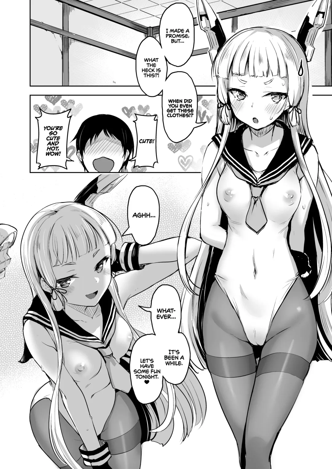 [Shiba Nanasei] Chotto S na Murakumo to Kekkyoku Ichatsuku Hon | A Lil' Bit Sadistic Murakumo Has Her Fun With Admiral (decensored) Fhentai - Page 3