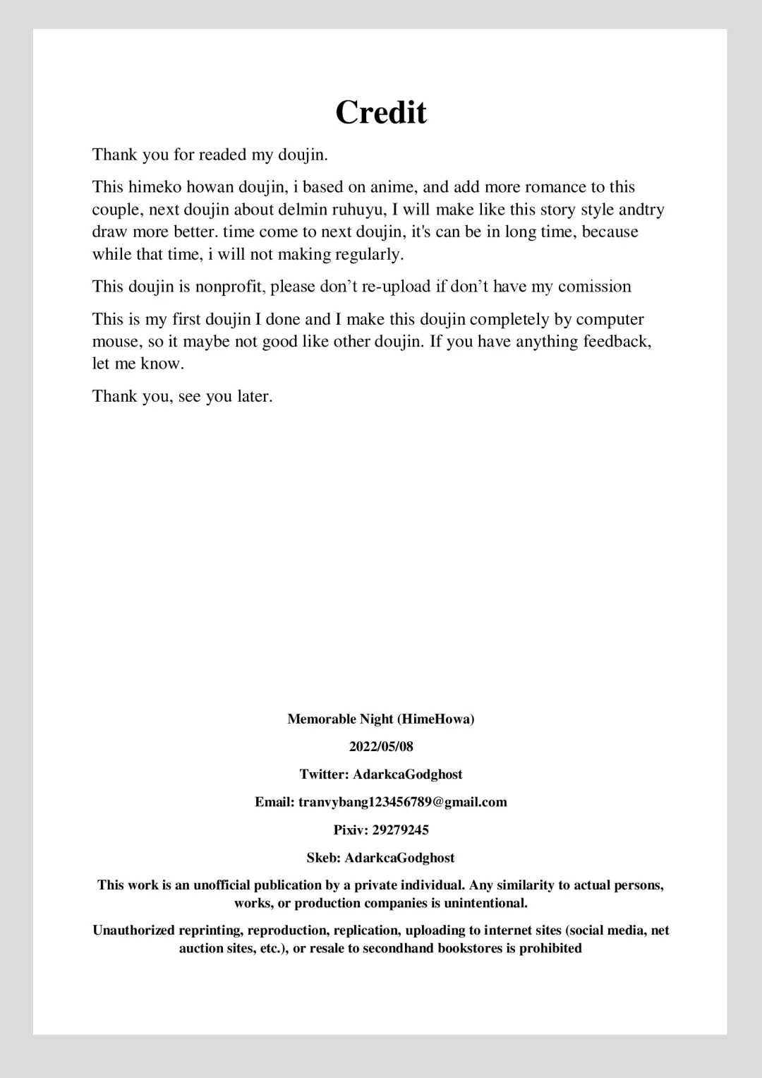 [Adeka] Memorable Night Fhentai - Page 25