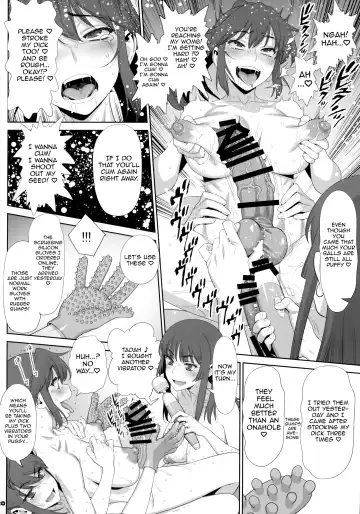 [Minazuki Juuzou] Inran Futanari Sanshimai Asa made 3P Nama Sex Fhentai - Page 19