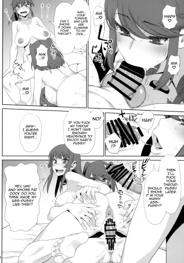 [Minazuki Juuzou] Inran Futanari Sanshimai Asa made 3P Nama Sex Fhentai - Page 7