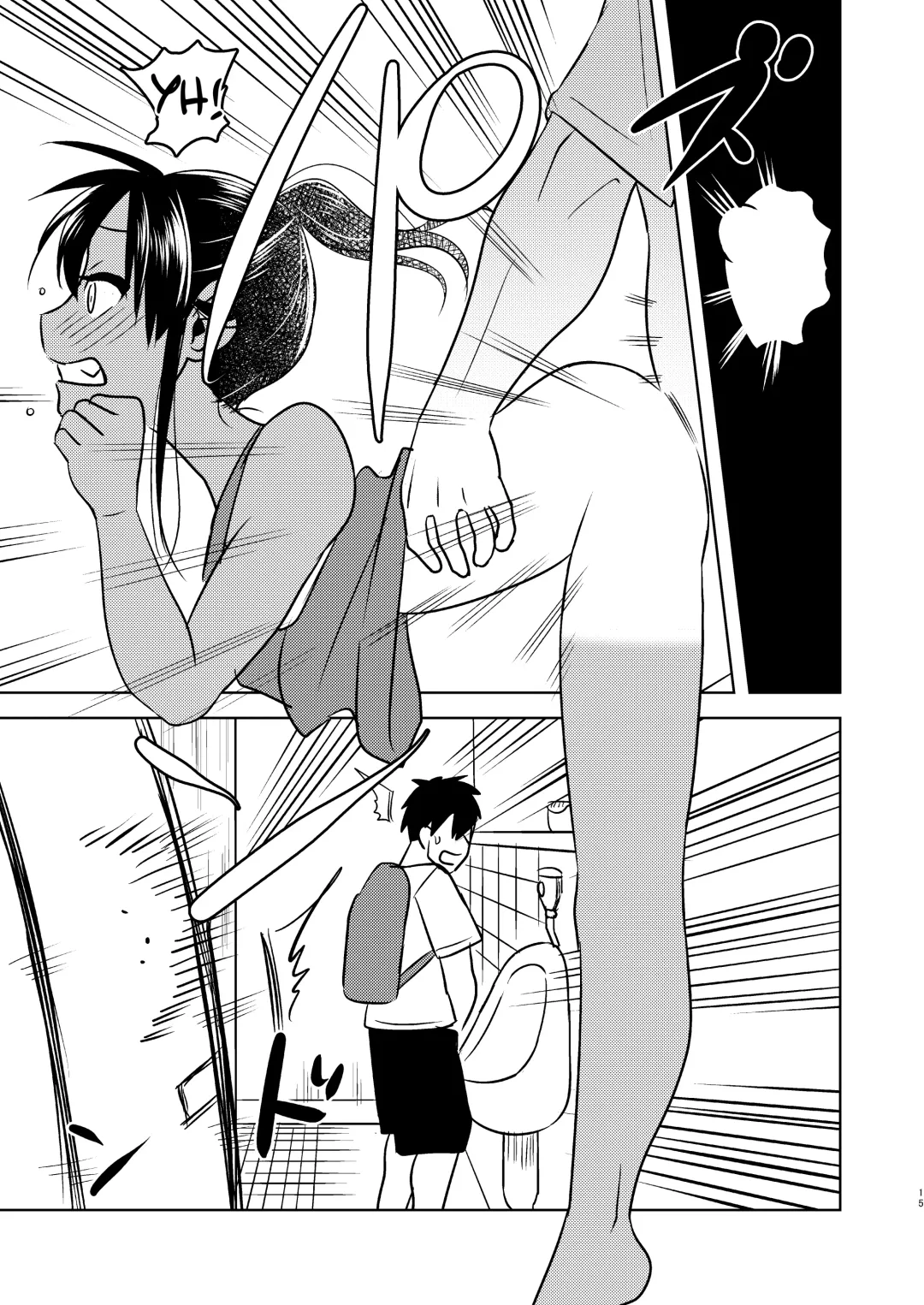 [Ushi] Super ni Iku to Haru o Uru Kasshoku Pony-Shota ga Iru | A Shopping With the Ponytailed Boy Fhentai - Page 15