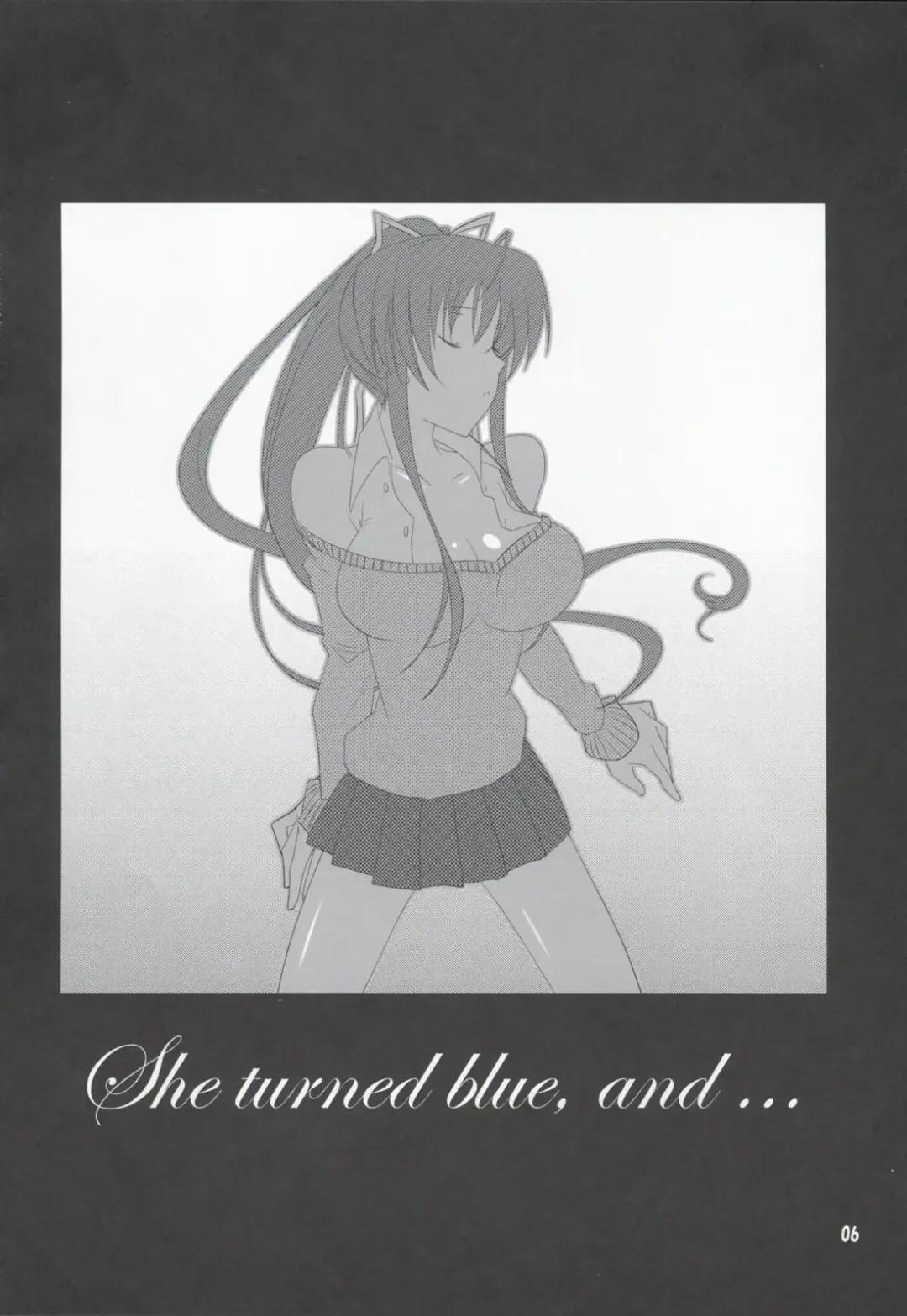 [Decarabia] She turned blue, and... Fhentai - Page 5