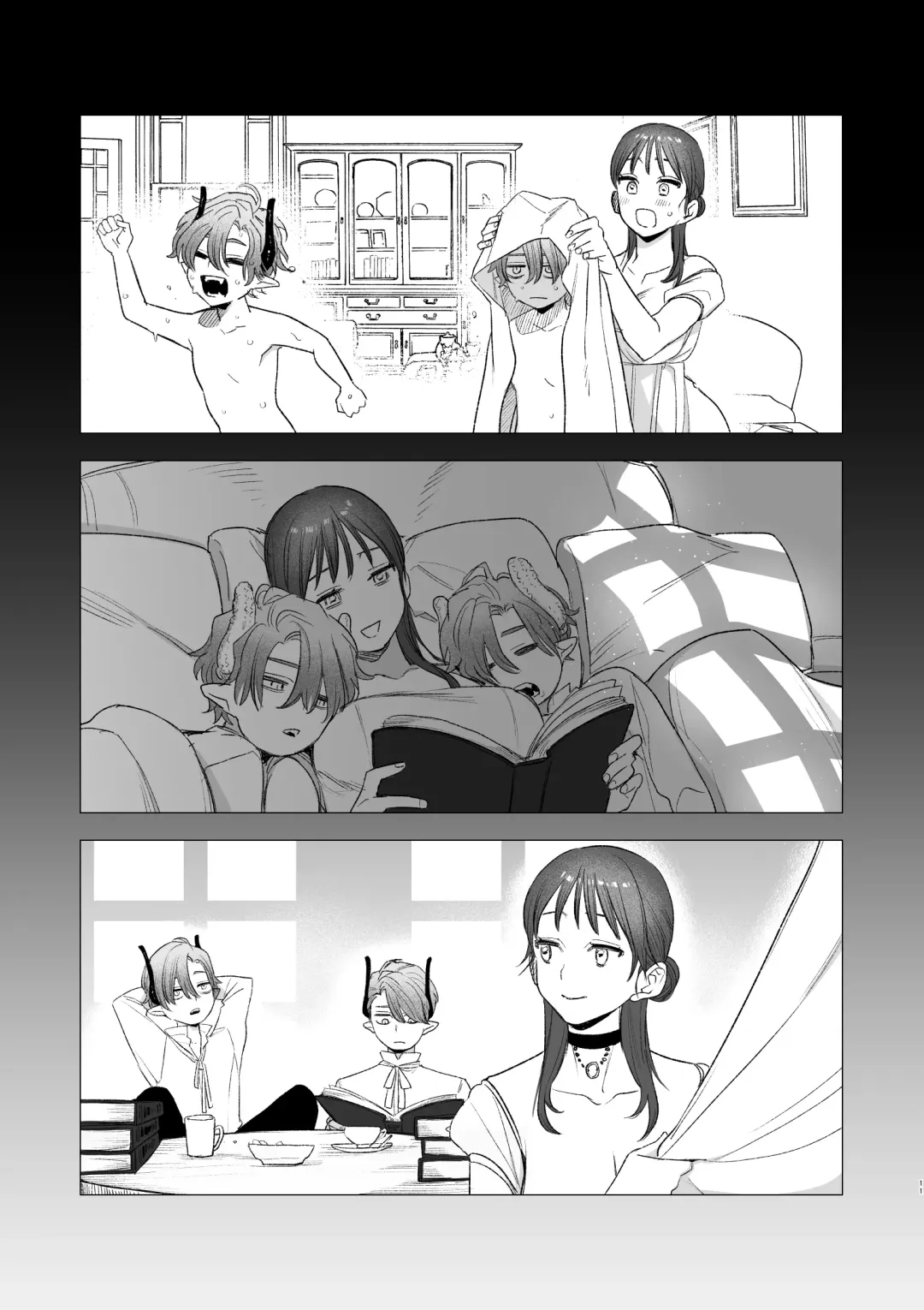 [Oniben Katze] dog eat dog era ~Ryuujinzoku Dorei no Futago to Saimin Koubi~ | dog eat dog era ~龙人族奴隶双子与催眠交尾~ Fhentai - Page 11