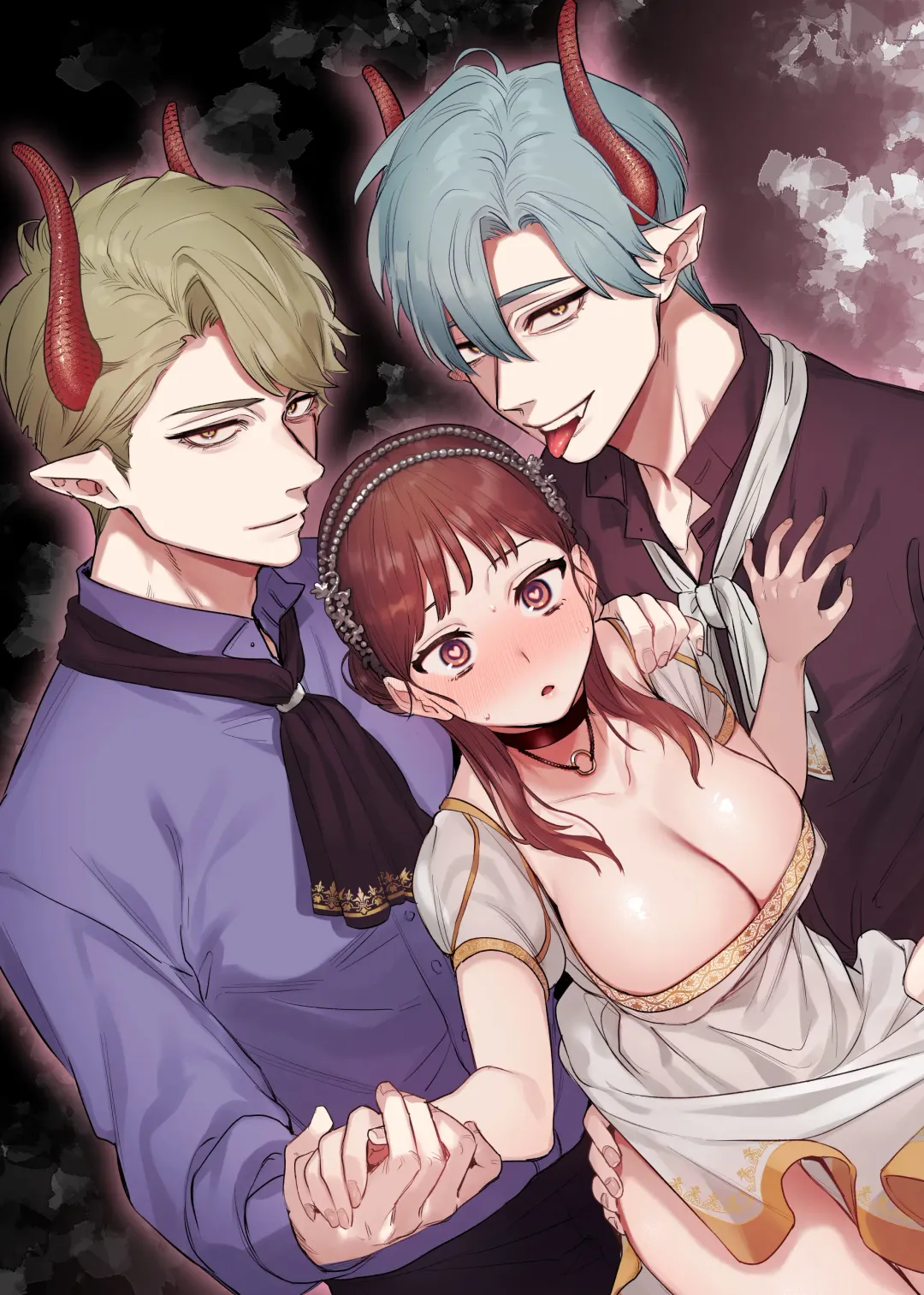 [Oniben Katze] dog eat dog era ~Ryuujinzoku Dorei no Futago to Saimin Koubi~ | dog eat dog era ~龙人族奴隶双子与催眠交尾~ Fhentai - Page 2