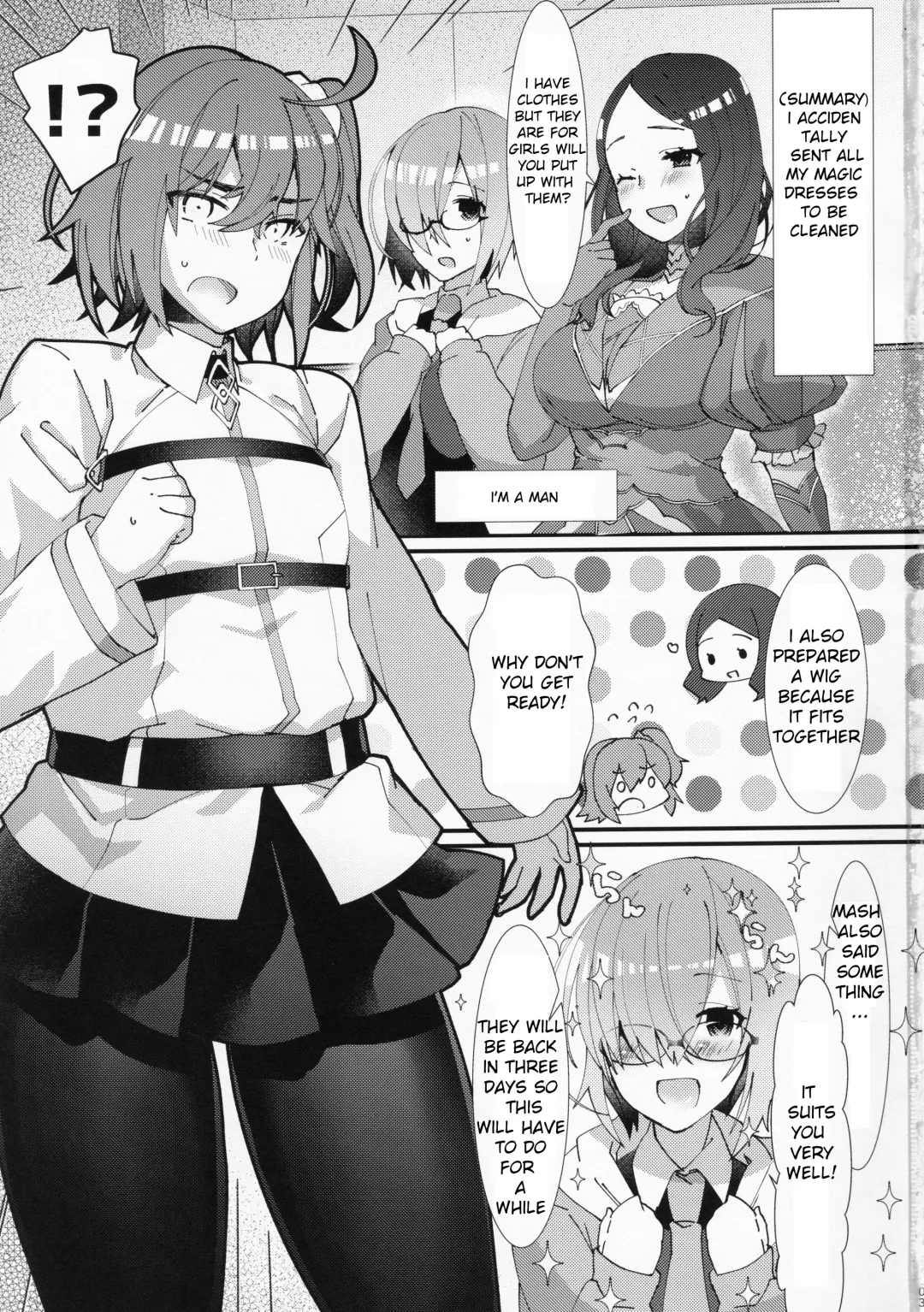 Read [Anoshabu] Josou Saserarete Futanari Kouhai Servant ni Onnanoko ni Sarechau Hon - Fhentai.net