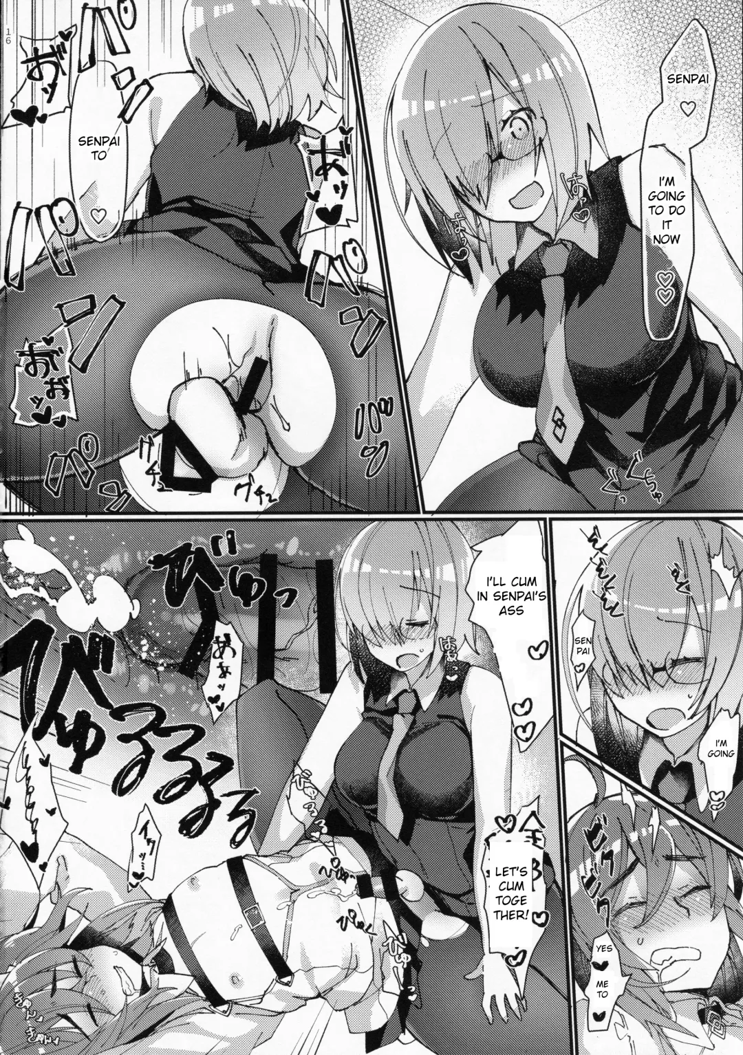 [Anoshabu] Josou Saserarete Futanari Kouhai Servant ni Onnanoko ni Sarechau Hon Fhentai.net - Page 14