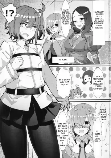 [Anoshabu] Josou Saserarete Futanari Kouhai Servant ni Onnanoko ni Sarechau Hon - Fhentai.net