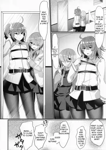 [Anoshabu] Josou Saserarete Futanari Kouhai Servant ni Onnanoko ni Sarechau Hon Fhentai.net - Page 2