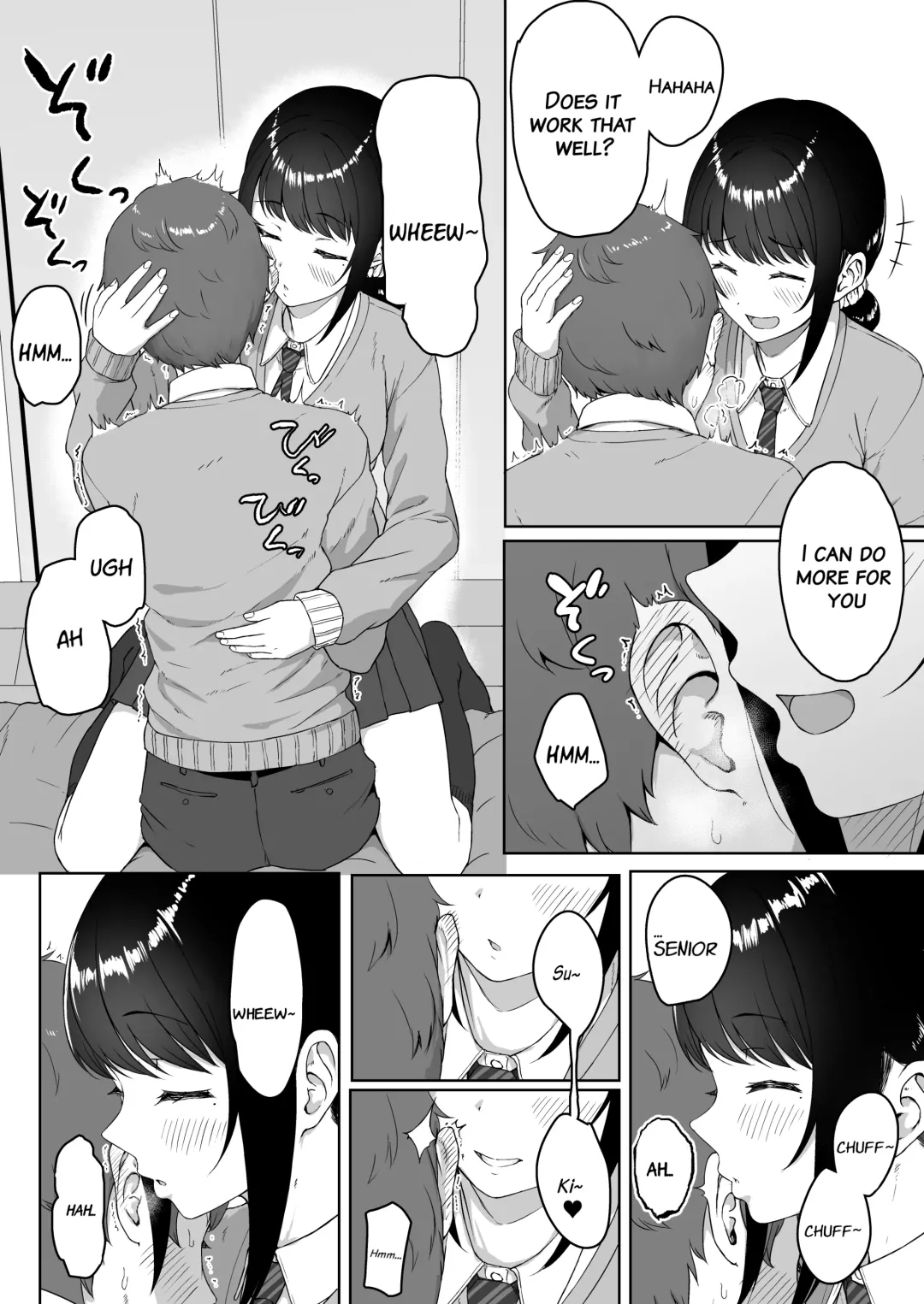 [Aoi Tiduru] Kouhai Kanojo ni ASMR Kiiteru no ga Baremashita Fhentai - Page 13