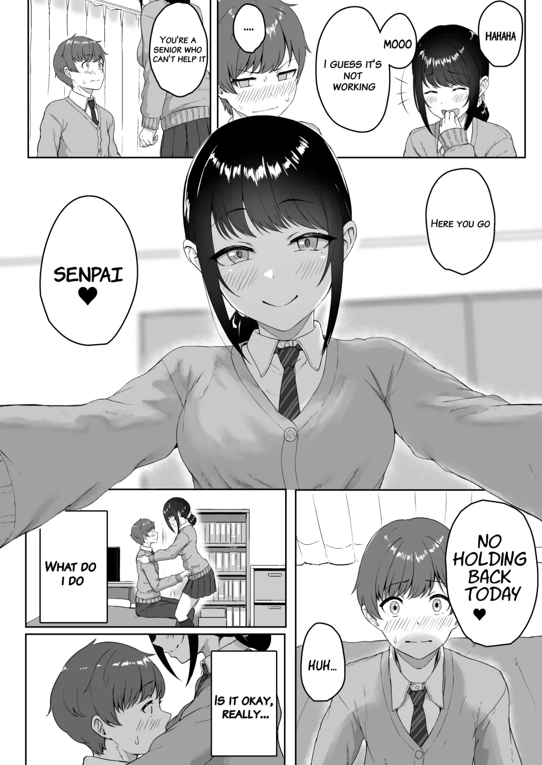 [Aoi Tiduru] Kouhai Kanojo ni ASMR Kiiteru no ga Baremashita Fhentai - Page 9