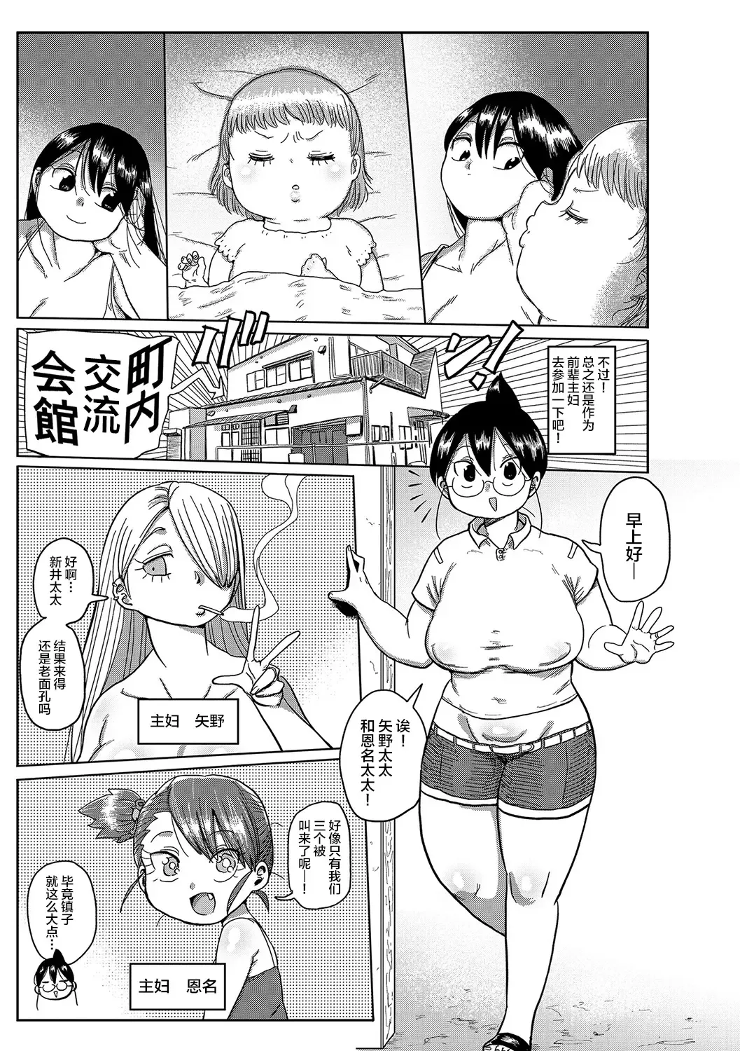 [Kiliu] Komochi Tsuma no Arai-san ~Chounai o Kasseika Saseyou~ Fhentai - Page 3
