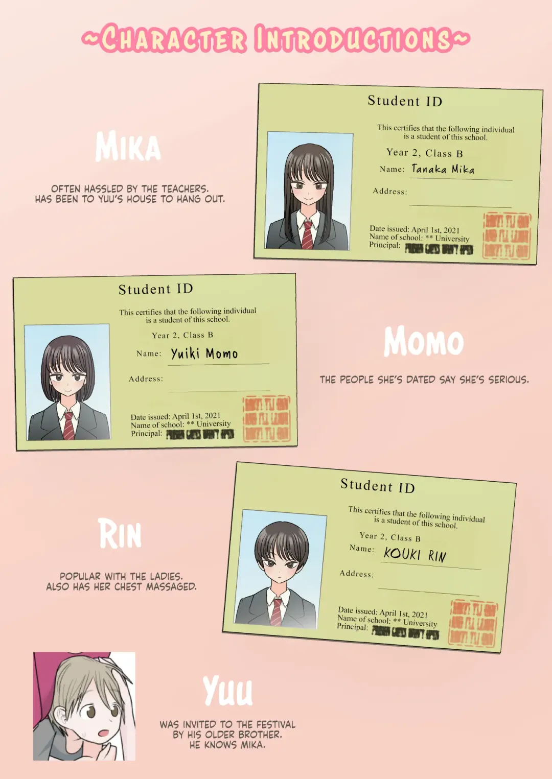 [Garasu Hokou] Gakusai ni Ittara Ani no Dokyusei ni Koppidoku Shiborareta Hanashi | I Got my Balls Drained Dry by my Older Brother's Classmates When I Went to the School Festival Fhentai - Page 2