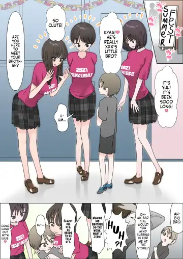 [Garasu Hokou] Gakusai ni Ittara Ani no Dokyusei ni Koppidoku Shiborareta Hanashi | I Got my Balls Drained Dry by my Older Brother's Classmates When I Went to the School Festival Fhentai - Page 3