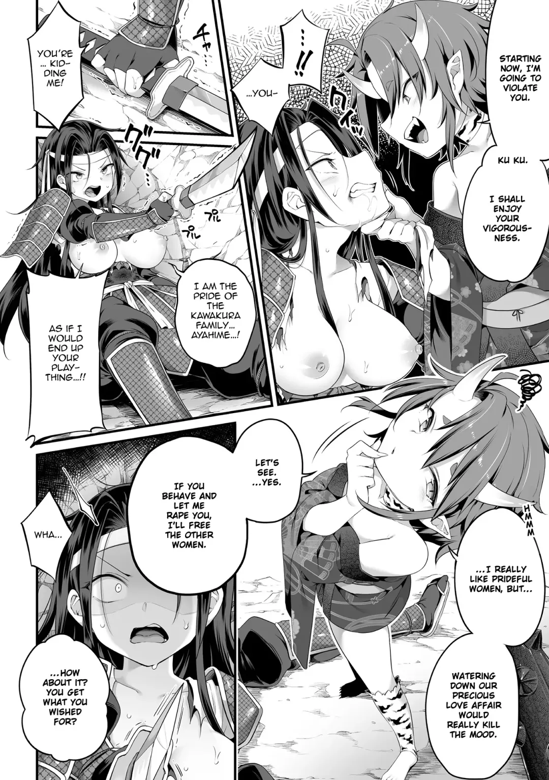 [Harusame] Daraku ni Itaru Oni Taiji | A Corrupted Demon Slayer Fhentai - Page 6