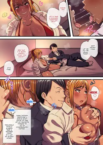 Enkou Oji-san Monogatari Kuro Gal Bitch Hen | Story of a Paid Dating Man - Tanned Gal Slut Fhentai - Page 6