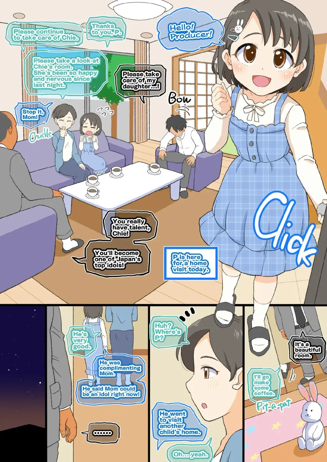 [Takku] Shochou Idol no Ryoushin Kounin Sex | Parents-approved sex with their menarche idol (decensored) Fhentai - Page 2