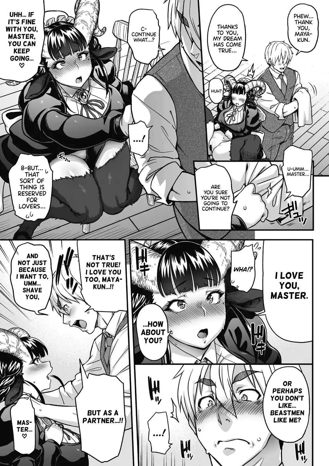 [Jun] Koisuru Kuroyagi | A Black Goat Maiden's (Shaving) Romance Fhentai - Page 19
