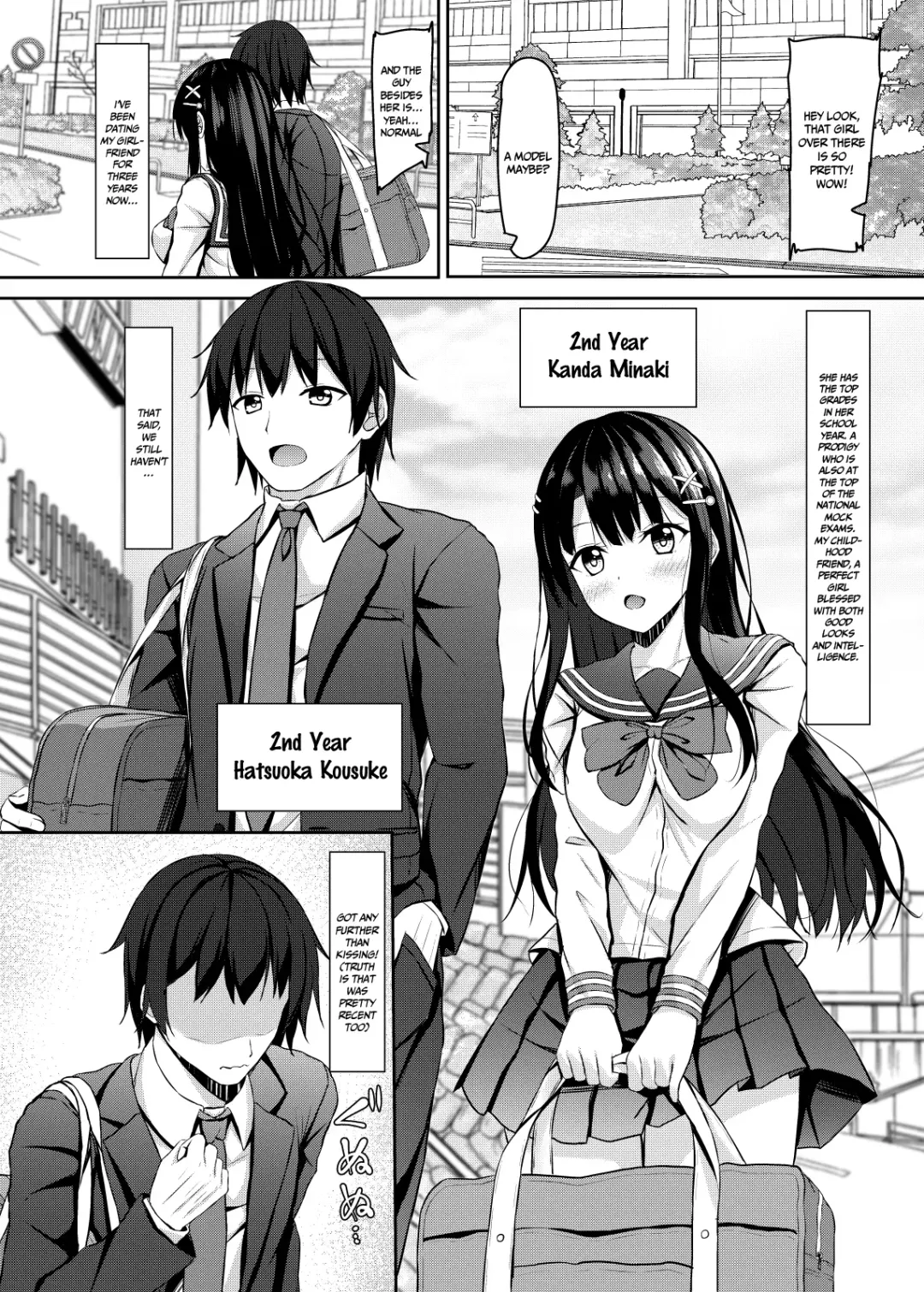 [Aikawa Tatsuki] Saishoku Kenbi de Hazukashigariya na jk to Hatsu H made | The First of an Embarrassed Highschool Girl Blessed With Both Brains and Beauty Fhentai - Page 3