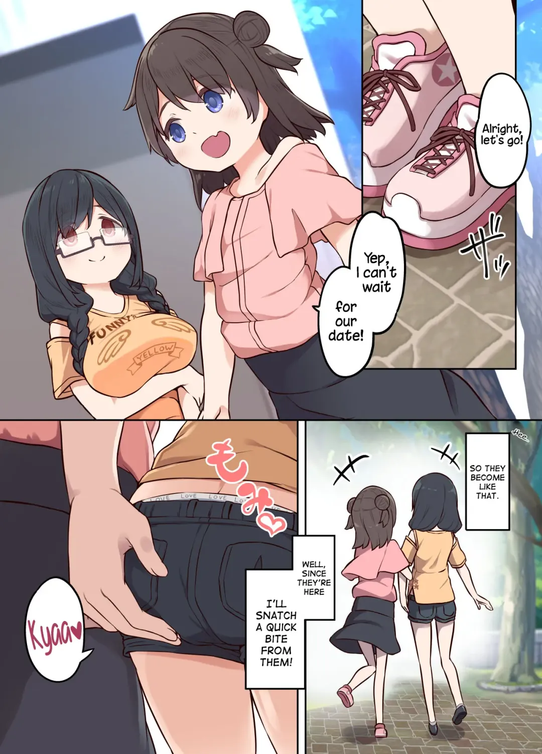 [Siina Yuuki] Hyoui Osen de Yuri Ecchi | Lesbian Sex through Corrupting Possession Fhentai - Page 31