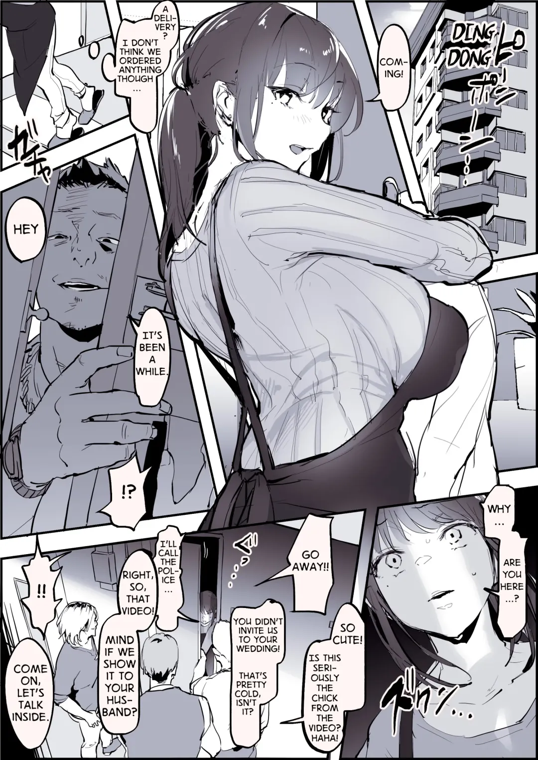 [Poriuretan] Moto YariCir no Hitozuma | A Housewife Who Used to Be in a Sex Club Fhentai - Page 1