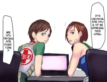 [Sawao] Jill Valentine & Rebecca Chambers - Chatroulette Extended Fhentai.net - Page 15