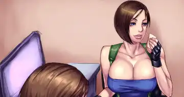 [Sawao] Jill Valentine & Rebecca Chambers - Chatroulette Extended Fhentai.net - Page 18