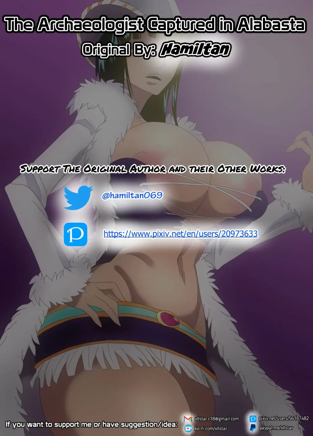 [Hamiltan] Alabasta de Toraerareta Koukogakusha | The Archaeologist Captured in Alabasta Fhentai - Page 8