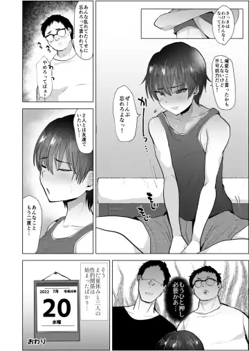 [Takashi] Kawasaki! Oretachi no Kanojo ni Natte Kure yo! ~Oshi ni Yowai Tomodachi o Mesu ni Suru Natsuyasumi~ Fhentai - Page 23