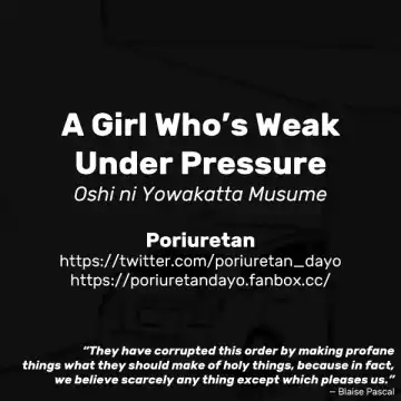 [Poriuretan] Oshi ni Yowakatta Musume | A Girl Who's Weak Under Pressure Fhentai.net - Page 7