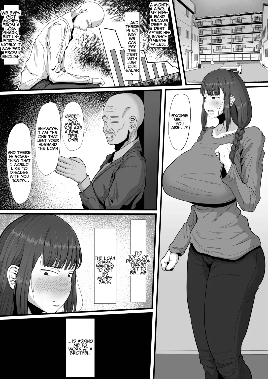 [Shrimp Cake] Futanari Hitodzuma nā Ashita Kara Fūzoku de Hataraite Kurenai ka Fūzoku Ochi | The corruption of a futanari wife at the brothel Fhentai.net - Page 4