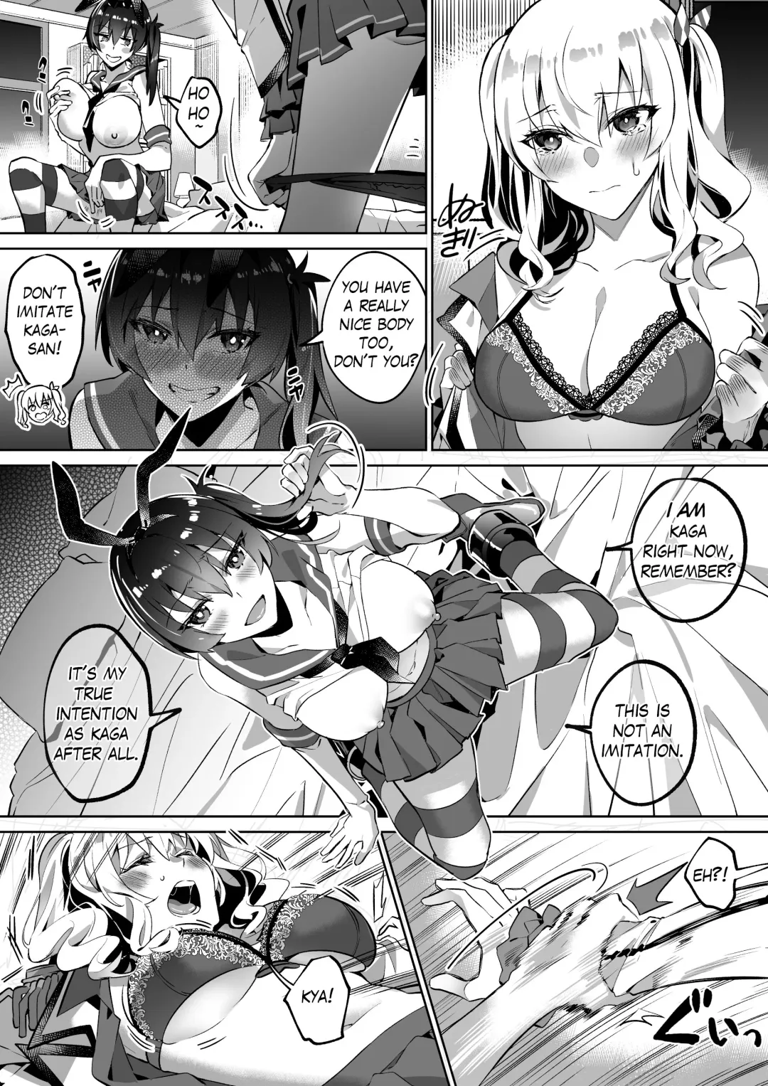 [Duokuma] Kancolle Kaga & Kashima Possession Fhentai.net - Page 6