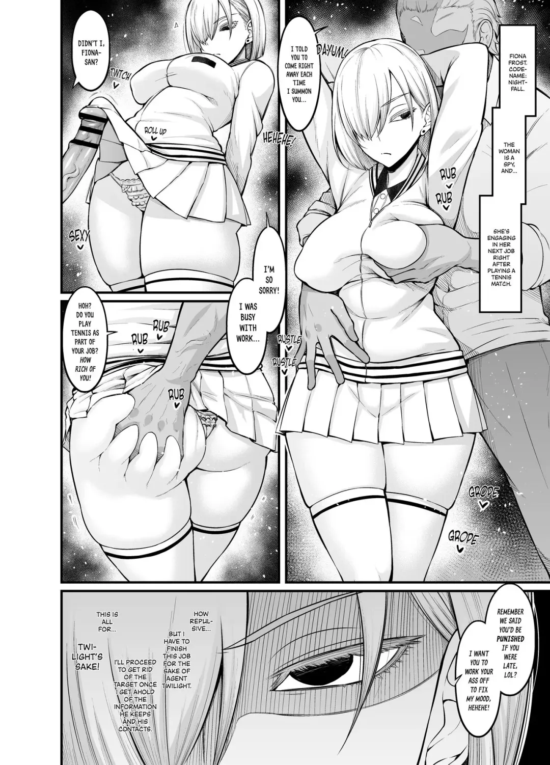 [Ankoman] Tobari (Fiona), Ninmu no tame ni ganbaru (SPYXFAMILY) | Nightfall's Duty-bound Job Fhentai - Page 2