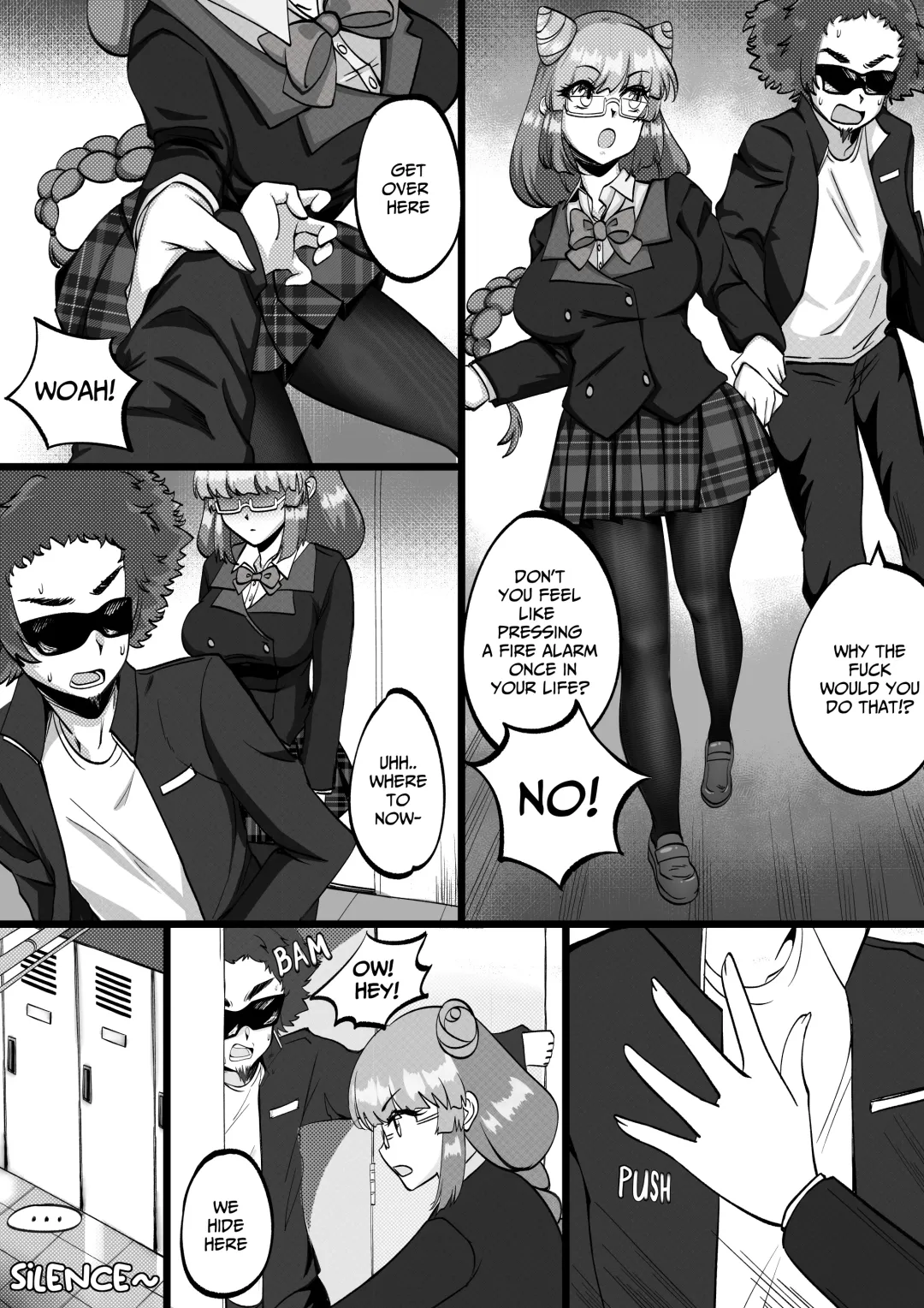 [Maiko - Pucci] The Retarded President Put me up in a Different kind of Detention Fhentai - Page 7