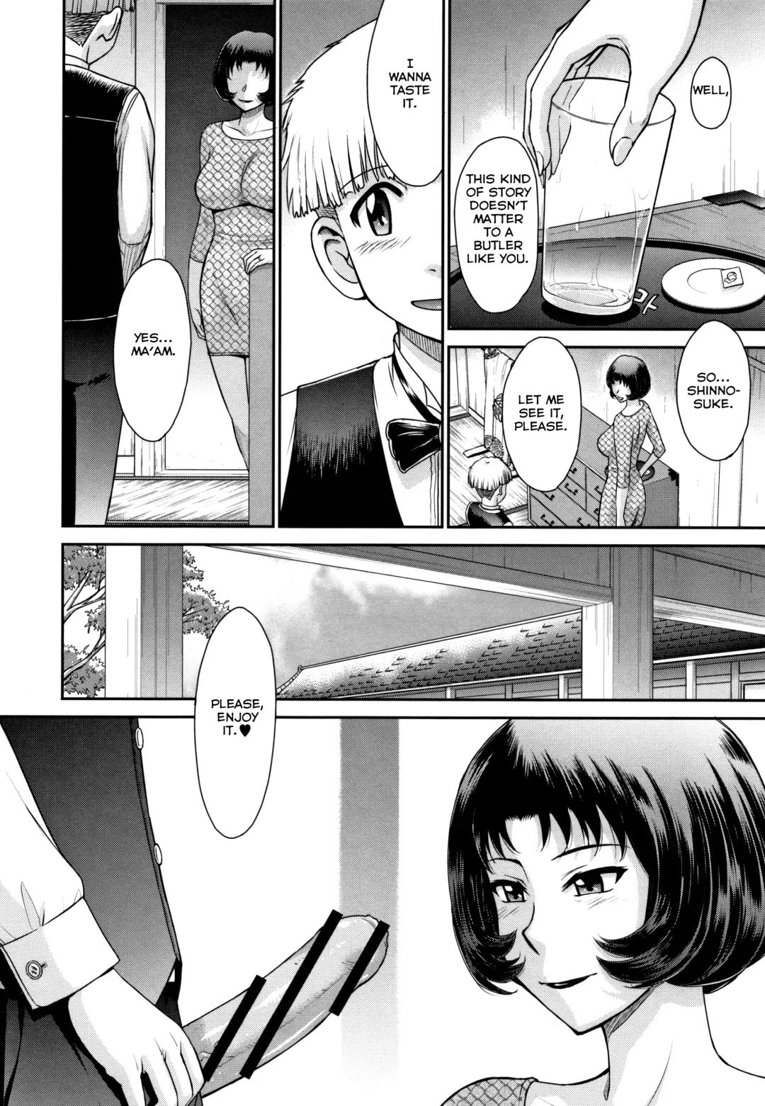 [Tsukino Jyogi] Subete wa Oku-sama no Oose no Mama ni | It's All as the Wife Says Fhentai.net - Page 4