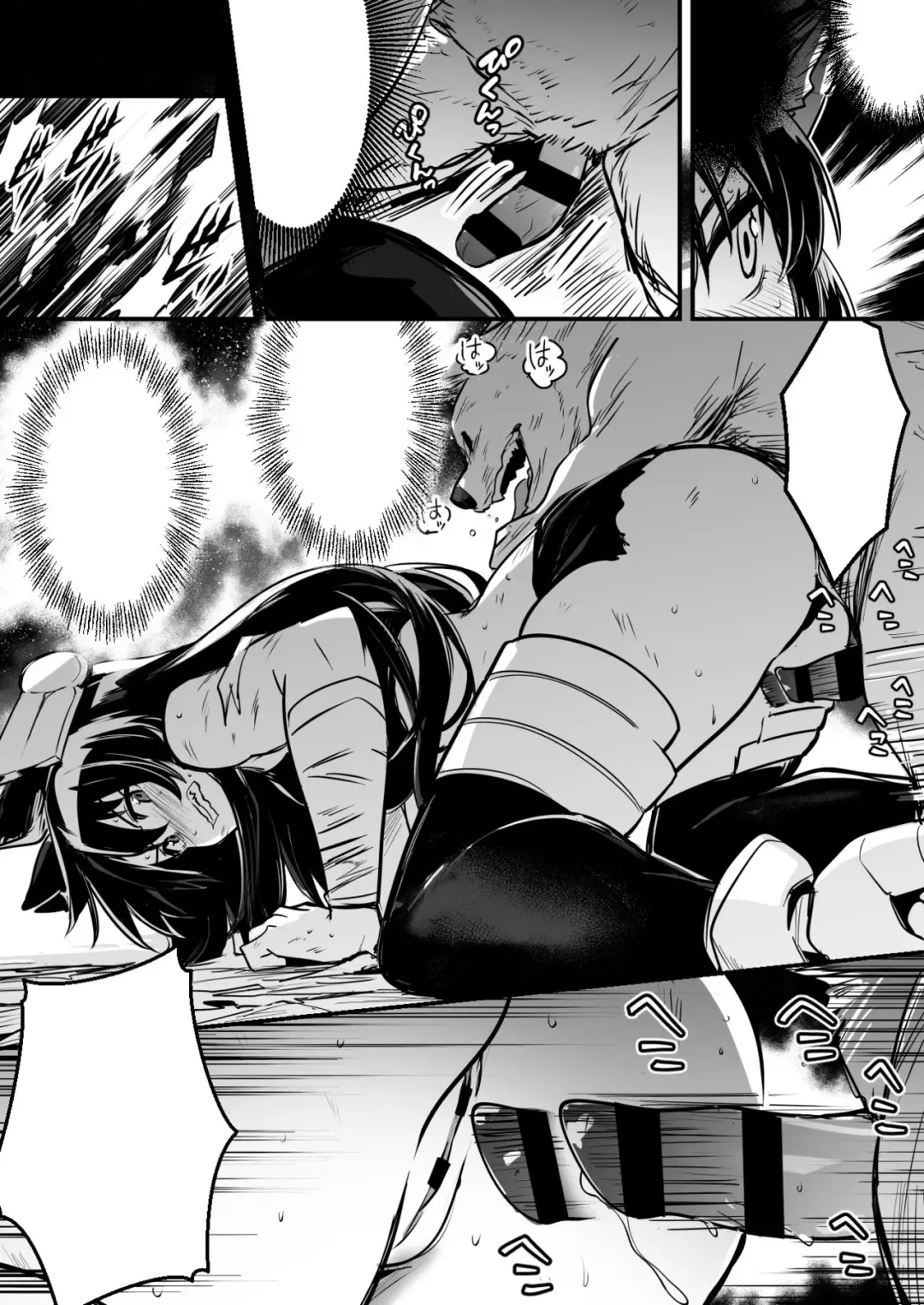 [Lefthand] Hitodori no nai rodjiura de motta norainu kara shitsuyo ni kyuai sa re, sono ikioi ni konmake shite nashikuzushi-teki ni kobi shite shimau kenshi-chan Fhentai.net - Page 10