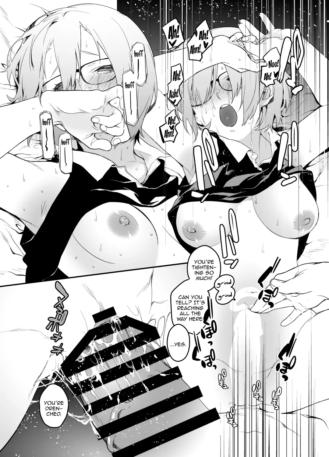 [Minakuchi Takashi] Maintenance de Senpai ga Neteiru Aida ni | While Senpai Is Asleep During Maintenance Fhentai - Page 25