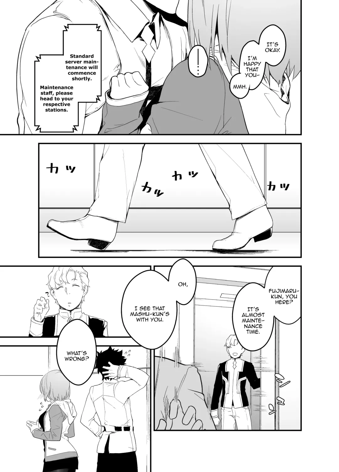 [Minakuchi Takashi] Maintenance de Senpai ga Neteiru Aida ni | While Senpai Is Asleep During Maintenance Fhentai - Page 7