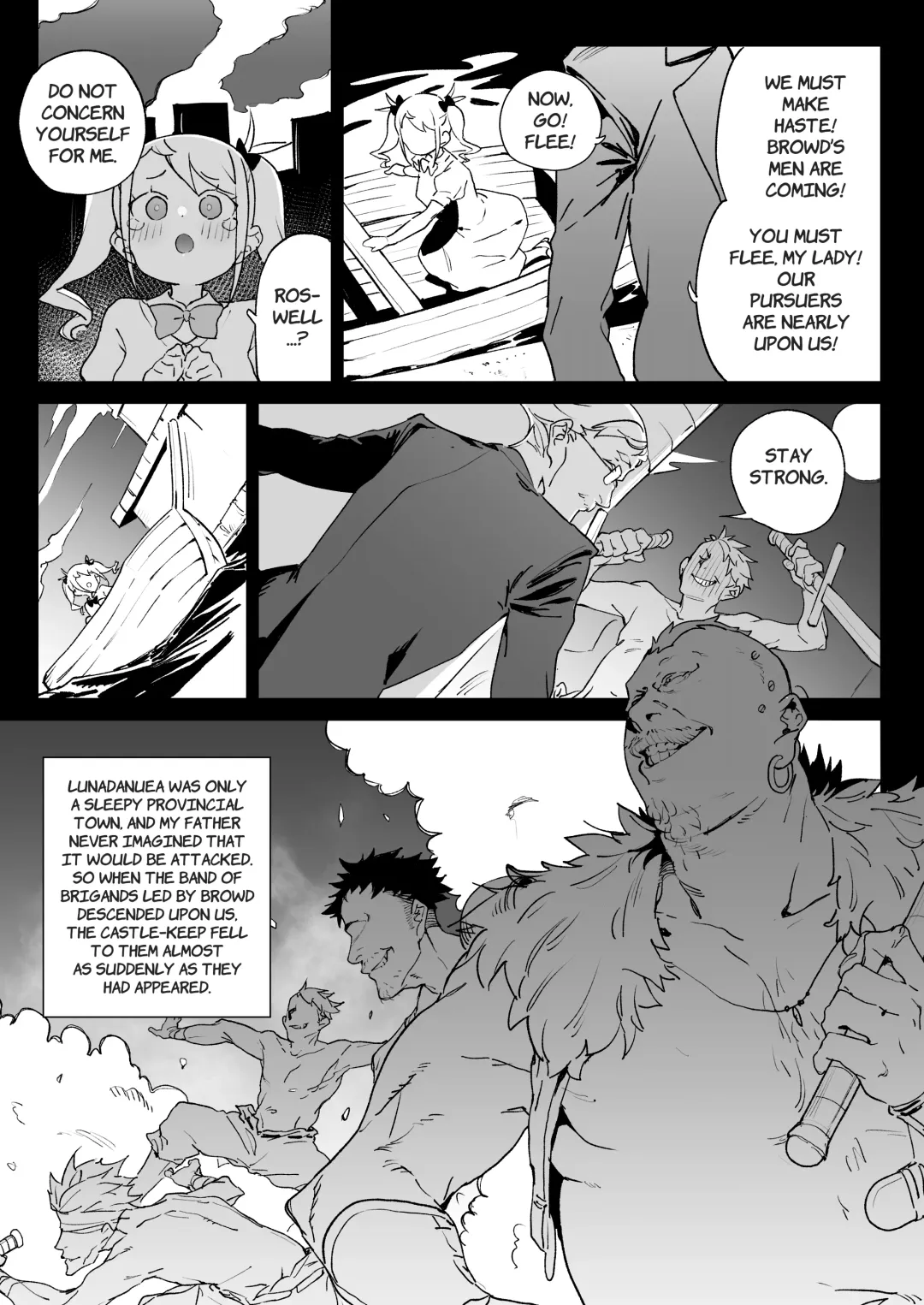 [Atage] Chinpo Kurui Fukushuusha no Matsuro | The Fate of the Cock Crazy Avenger Fhentai - Page 3