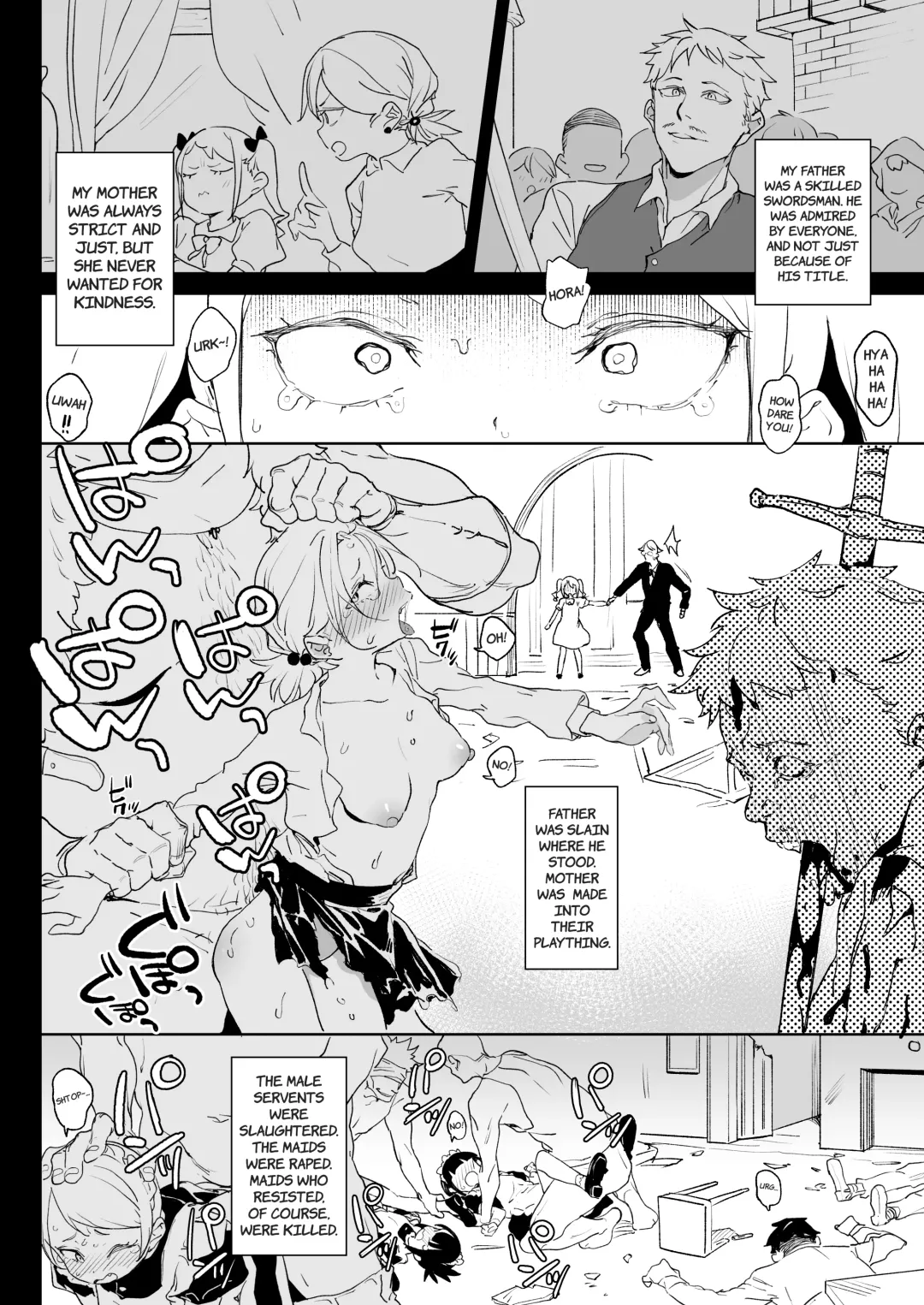 [Atage] Chinpo Kurui Fukushuusha no Matsuro | The Fate of the Cock Crazy Avenger Fhentai - Page 4
