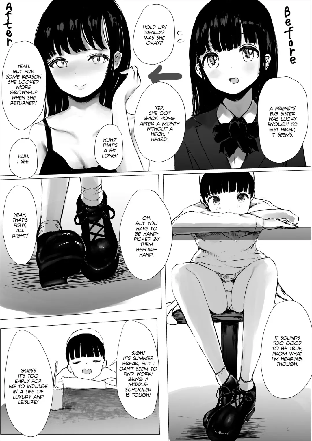 [Metacora] JC Chinpo-beya Ikkagetsu Seikatsu Challenge! (Zenpen) | One-month lifestyle challenge:  Rooming in an apartment filled with dicks! Part 1 Fhentai - Page 5