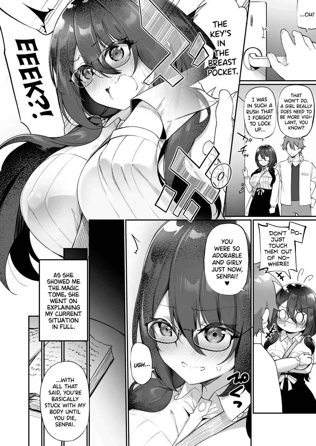 [Kanmuri] Boku no Koe o Kiku dake de Hatsujou Shichau Yandere Kyonyuu Kouhai ni Karada o Irekaerarete Shimatta! Fhentai.net - Page 17