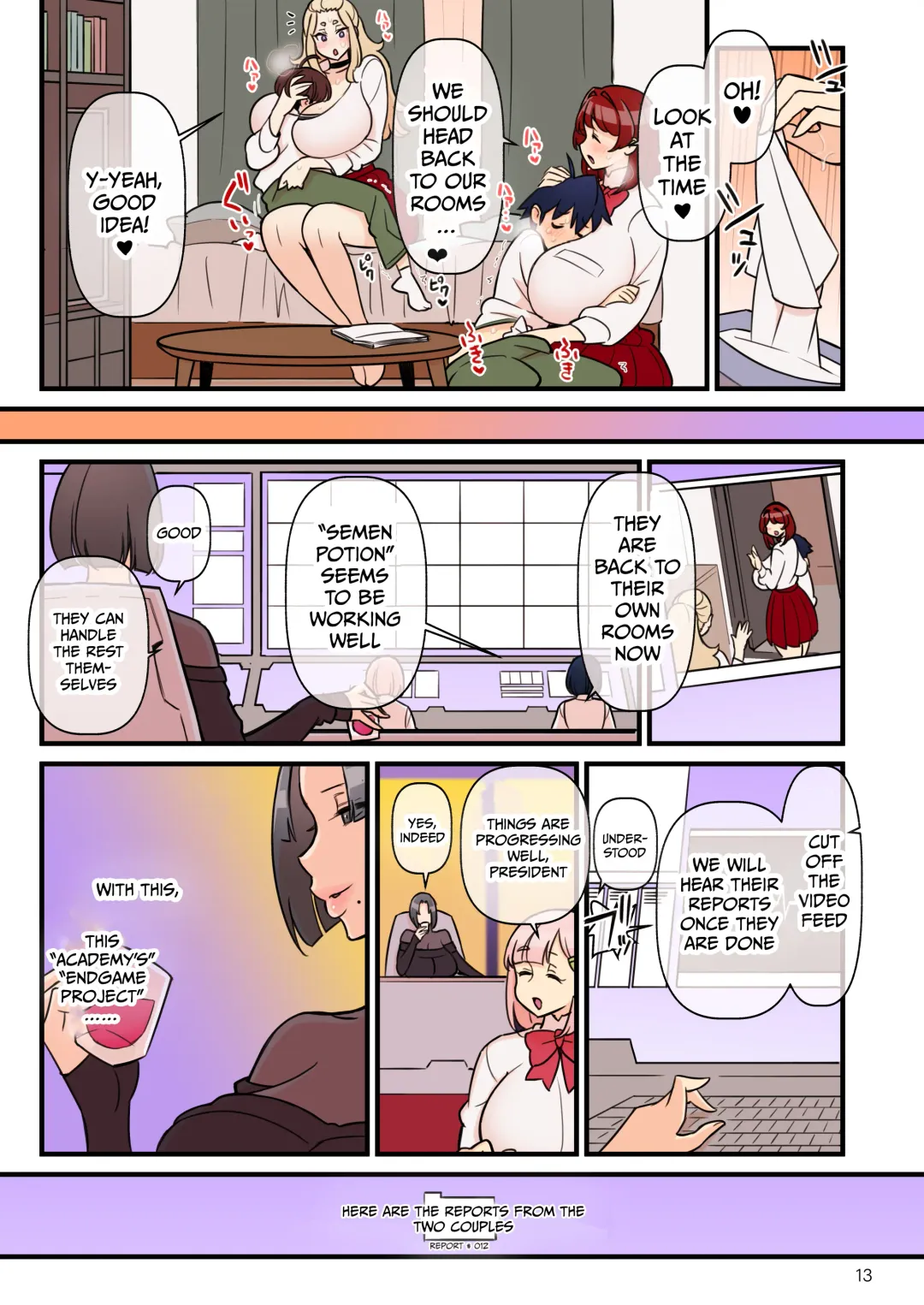 [Kakuzatou] Iinazuke Gakuen FILE: 02 "Futatabi Yuwaku" Hen | Fiancé(e) Academy FILE 02 - "Futatabi seduction" Fhentai - Page 14