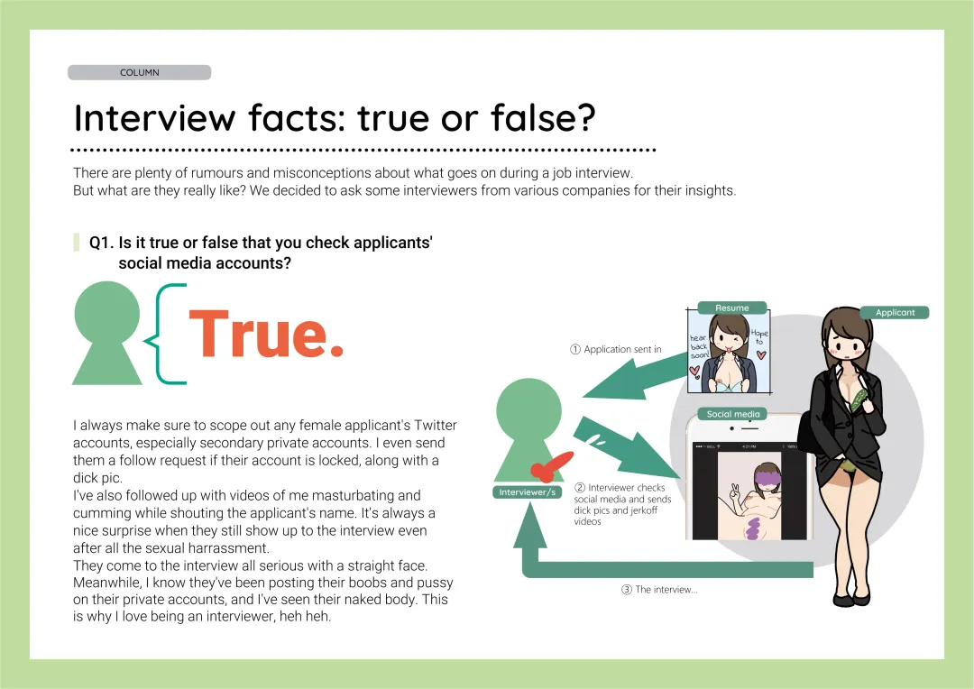 Josei no Tame no Zettai ni Ochinai Shuukatsu-jutsu | The Women's Foolproof Guide to Job Hunting Success Fhentai - Page 22