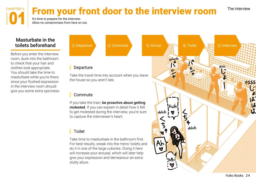 Josei no Tame no Zettai ni Ochinai Shuukatsu-jutsu | The Women's Foolproof Guide to Job Hunting Success Fhentai - Page 24