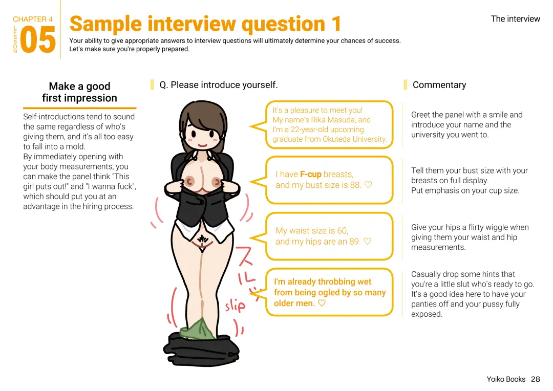 Josei no Tame no Zettai ni Ochinai Shuukatsu-jutsu | The Women's Foolproof Guide to Job Hunting Success Fhentai - Page 28
