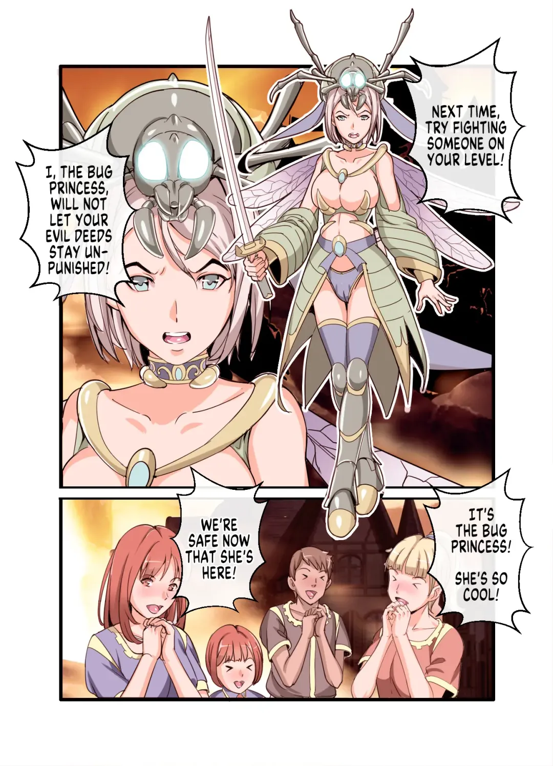 Comic The Akuochi! Mushihime-sama ga Iku! | Comic The Akuochi! Mushihime-sama ga Iku! Here Comes The Bug Princess! Fhentai - Page 10